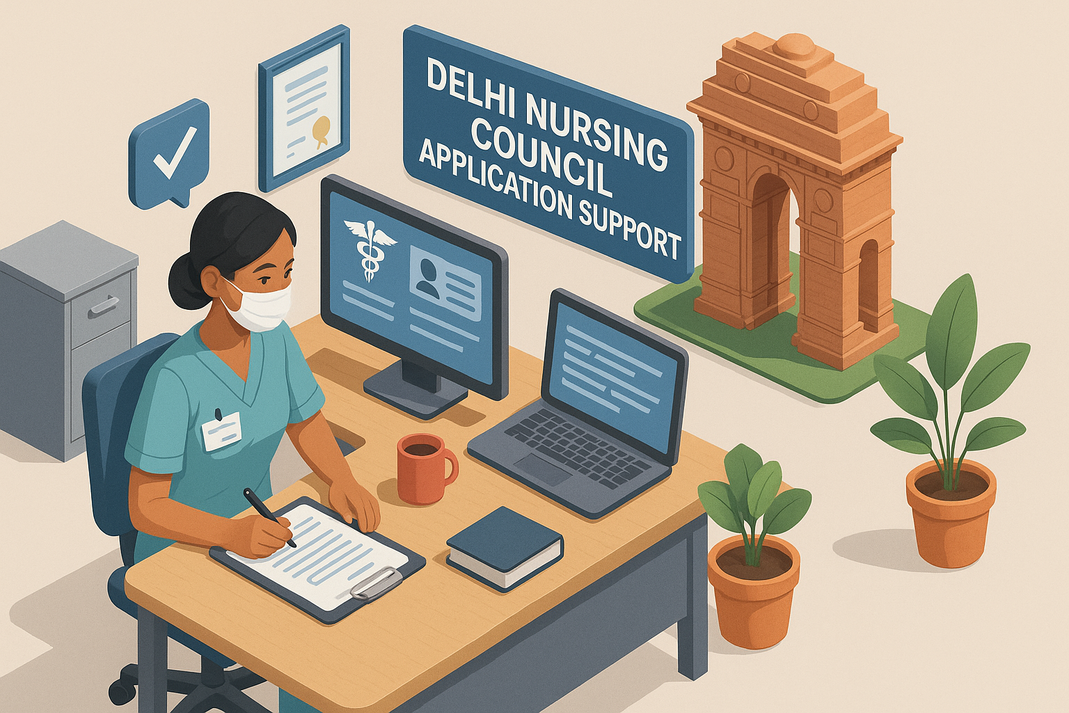 Delhi-Nursing-Council-Application-Support