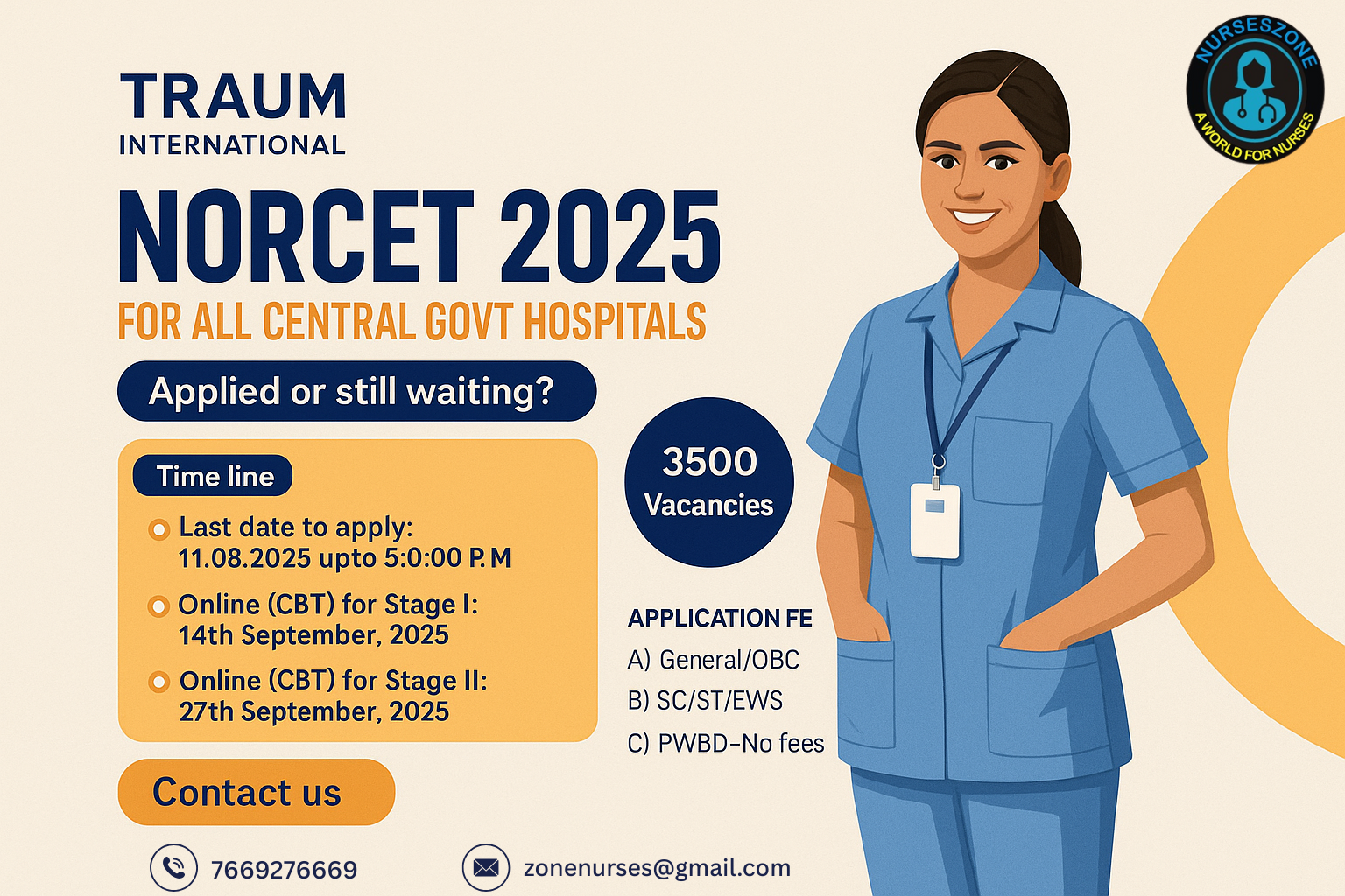 Norcet Recruitment 2025