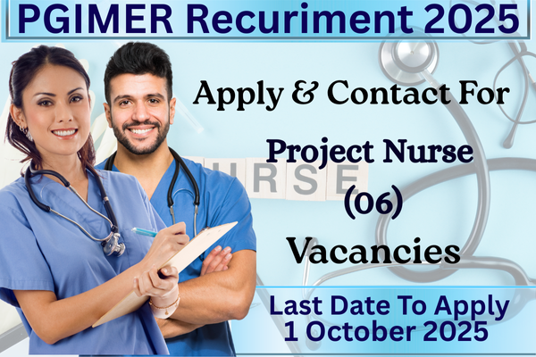 PGIMER Recruitment 2025