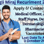 Sangli Miraj Recruitment 2025