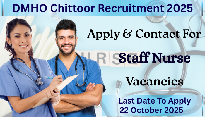 DMHO Chittoor Recruitment 2025