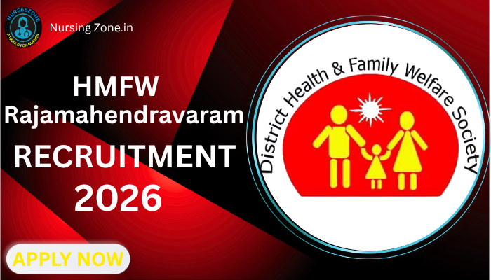 HMFW Rajamahendravaram Recruitment 2026