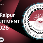 IIM Raipur Recruitment 2026