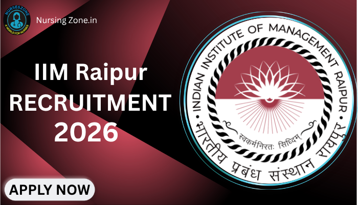 IIM Raipur Recruitment 2026