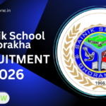 Sainik School Ghorakhal Recruitment 2026