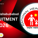 DMHO Mahabubabad Recruitment 2026
